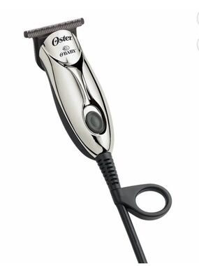 Oster “O Baby” Corded T-Blade Trimmer for Men Grooming - Silver